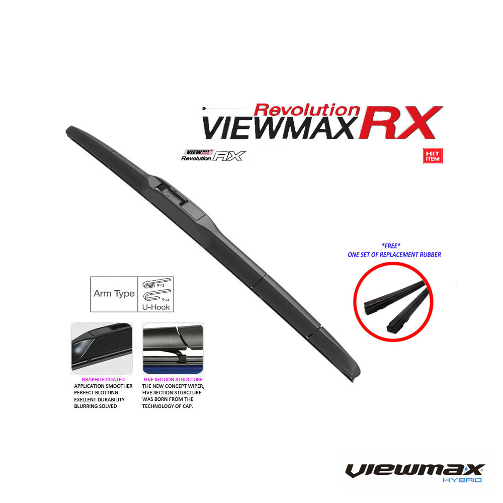 Hyundai Tucson TL CAP ViewMax Revolution RX Hybrid Windshield Wiper Blades 16