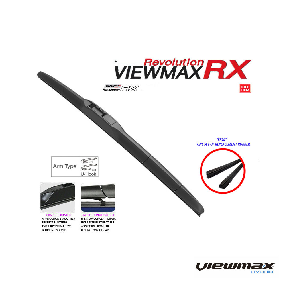 Toyota Harrier RX300 (1998-2003) CAP ViewMax Revolution RX Hybrid Windshield Wiper Blades 21