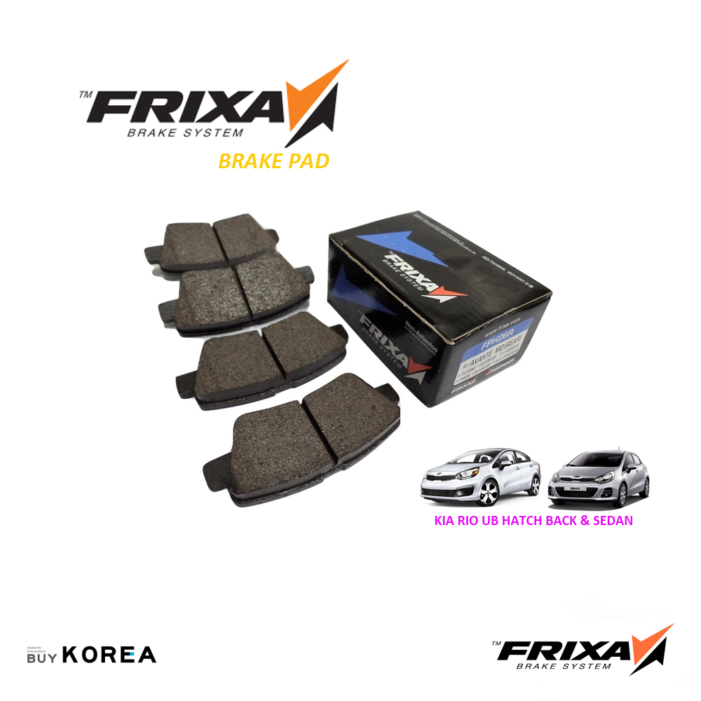 Kia Rio UB 2012-2017 Rear Frixa Brake Pad