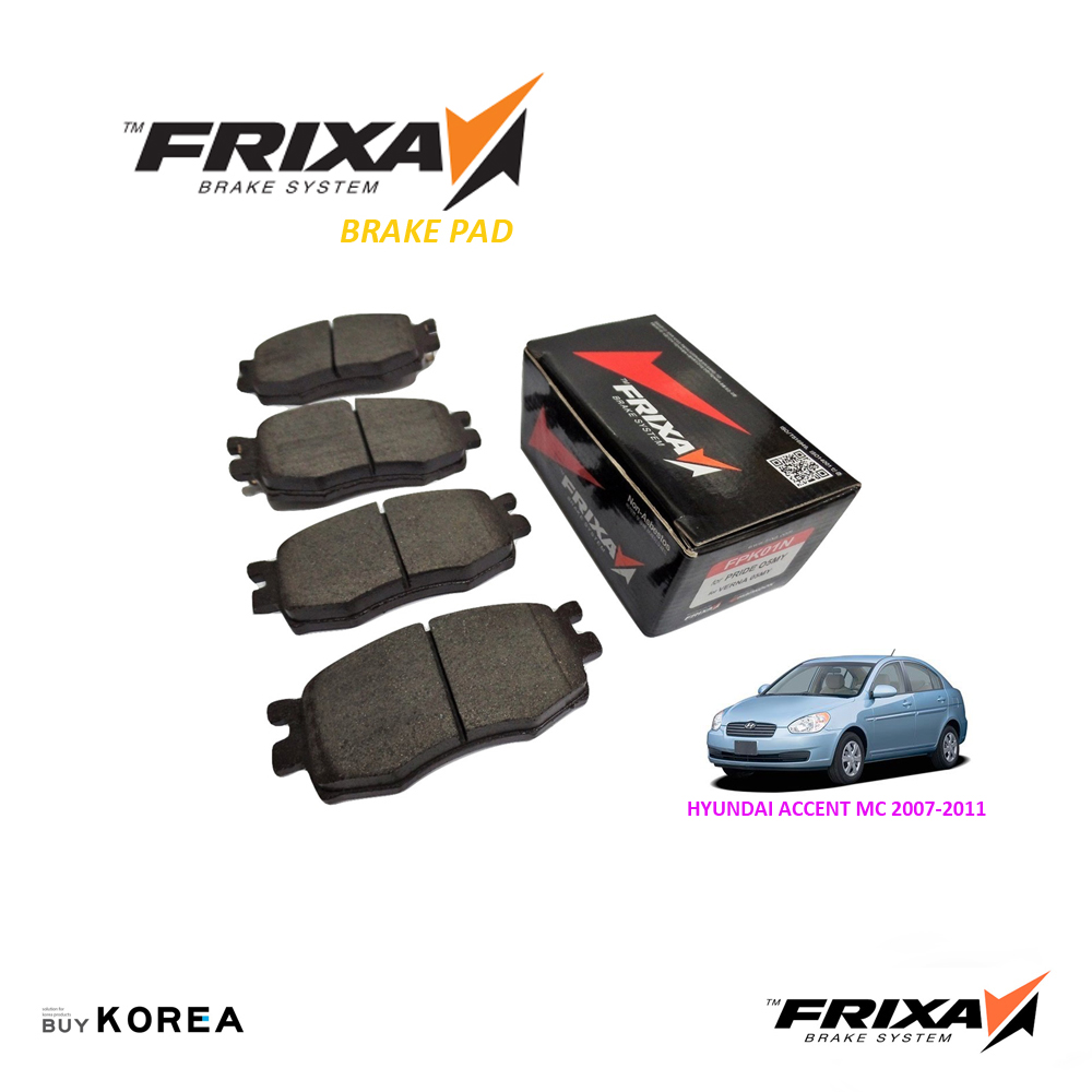 Hyundai Accent MC 2005-2010 Front Frixa Brake Pad