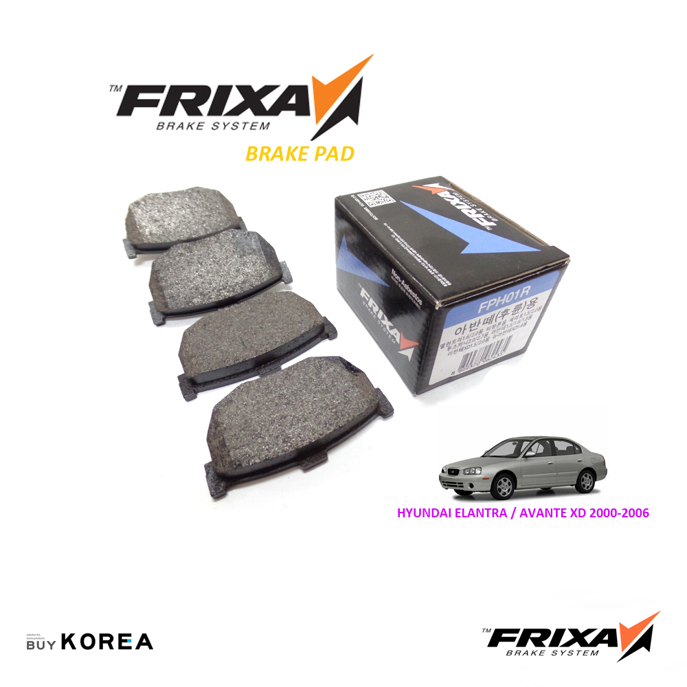 Hyundai Avante XD 2001-2006 Rear Frixa Brake Pad