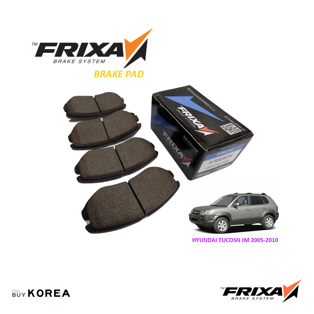 Hyundai Tucson JM 2005-2010 Front Frixa Brake Pad