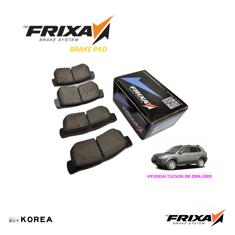Hyundai Tucson JM 2005-2010 Rear Frixa Brake Pad