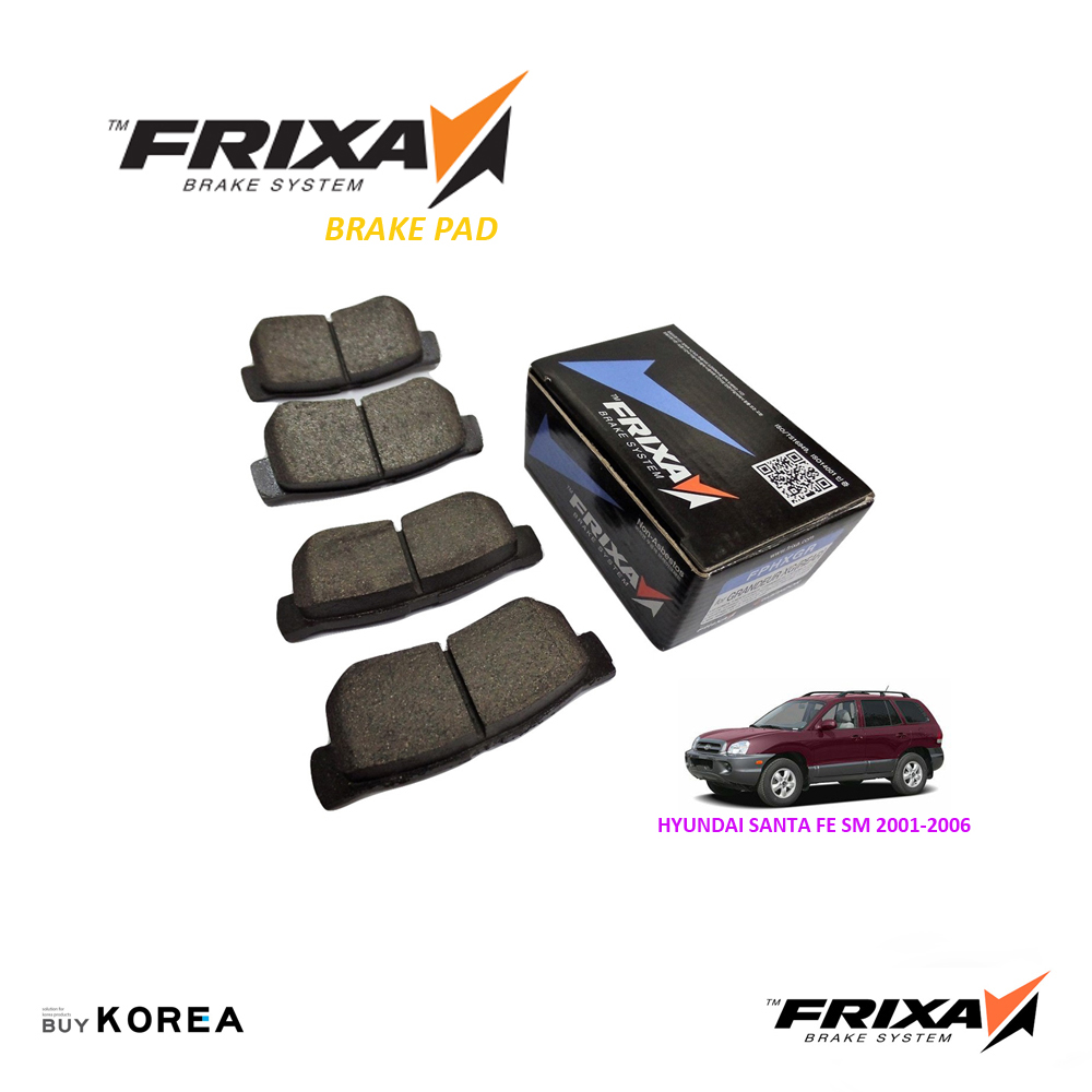 Hyundai Santa Fe SM 2001-2006 Rear Frixa Brake Pad