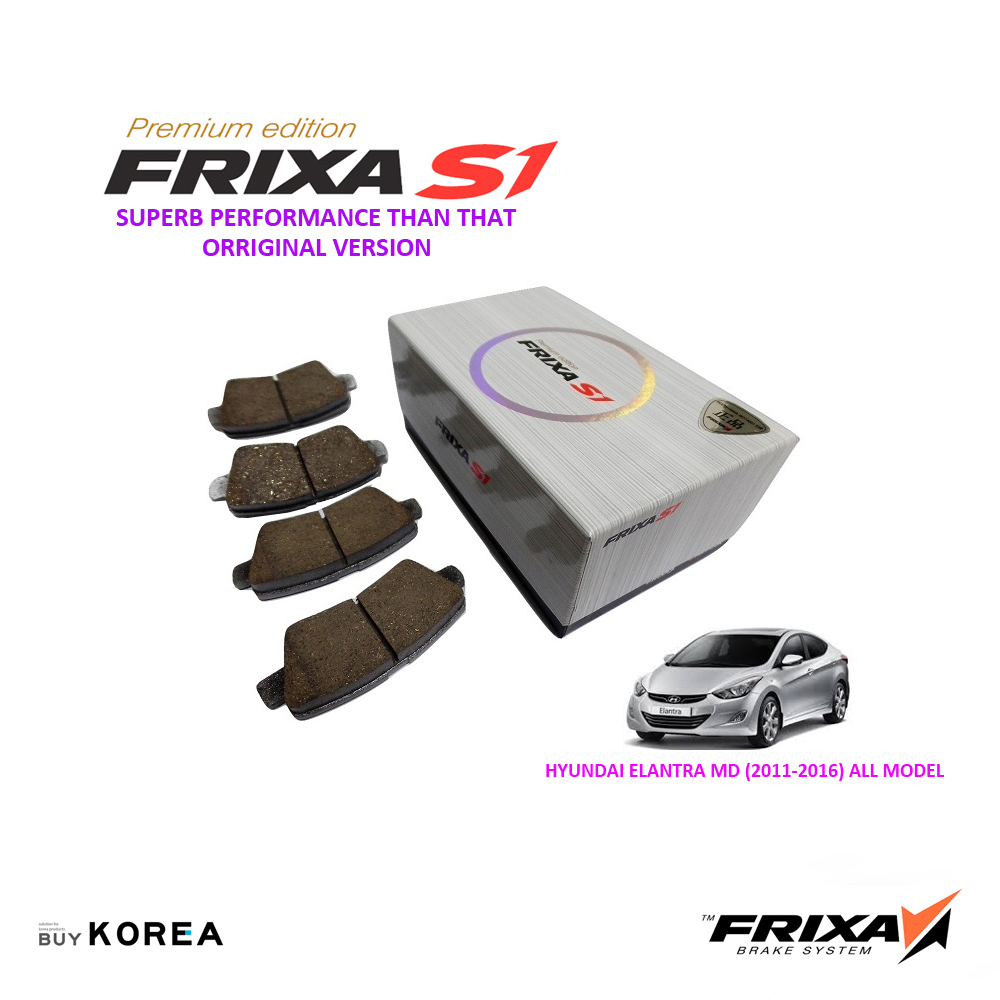 Hyundai Elantra MD Rear Premium Edition Frixa S1 Brake Pad