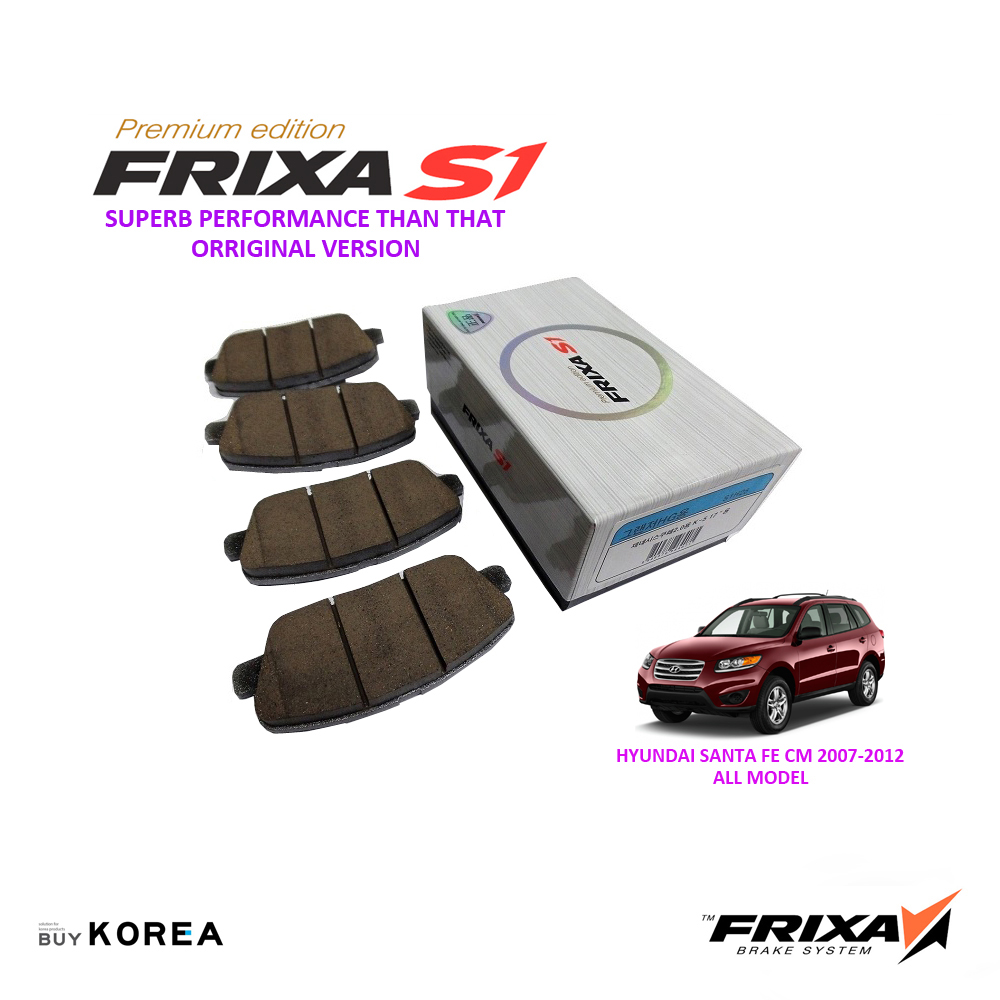 Hyundai Santa Fe CM 2010-2012 Front Premium Edition Frixa S1 Brake Pad