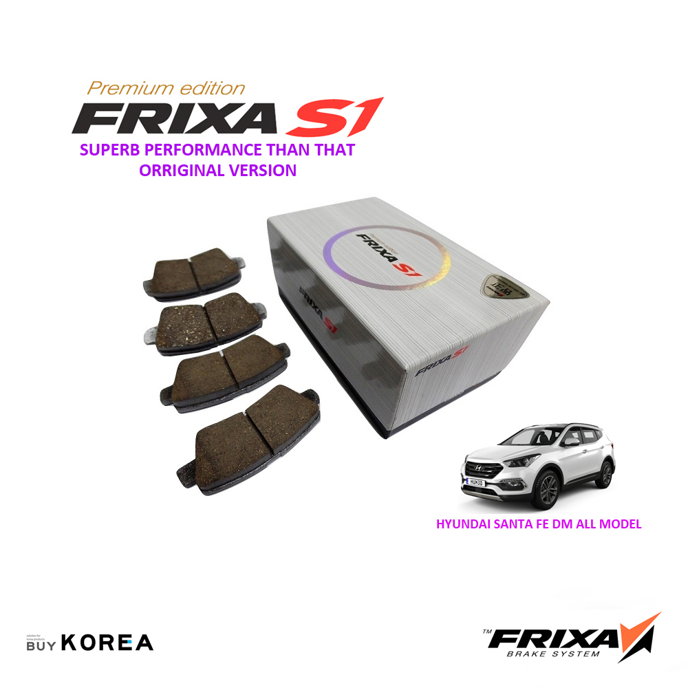 Hyundai Santa Fe DM 2013-2018 Rear Premium Edition Frixa S1 Brake Pad