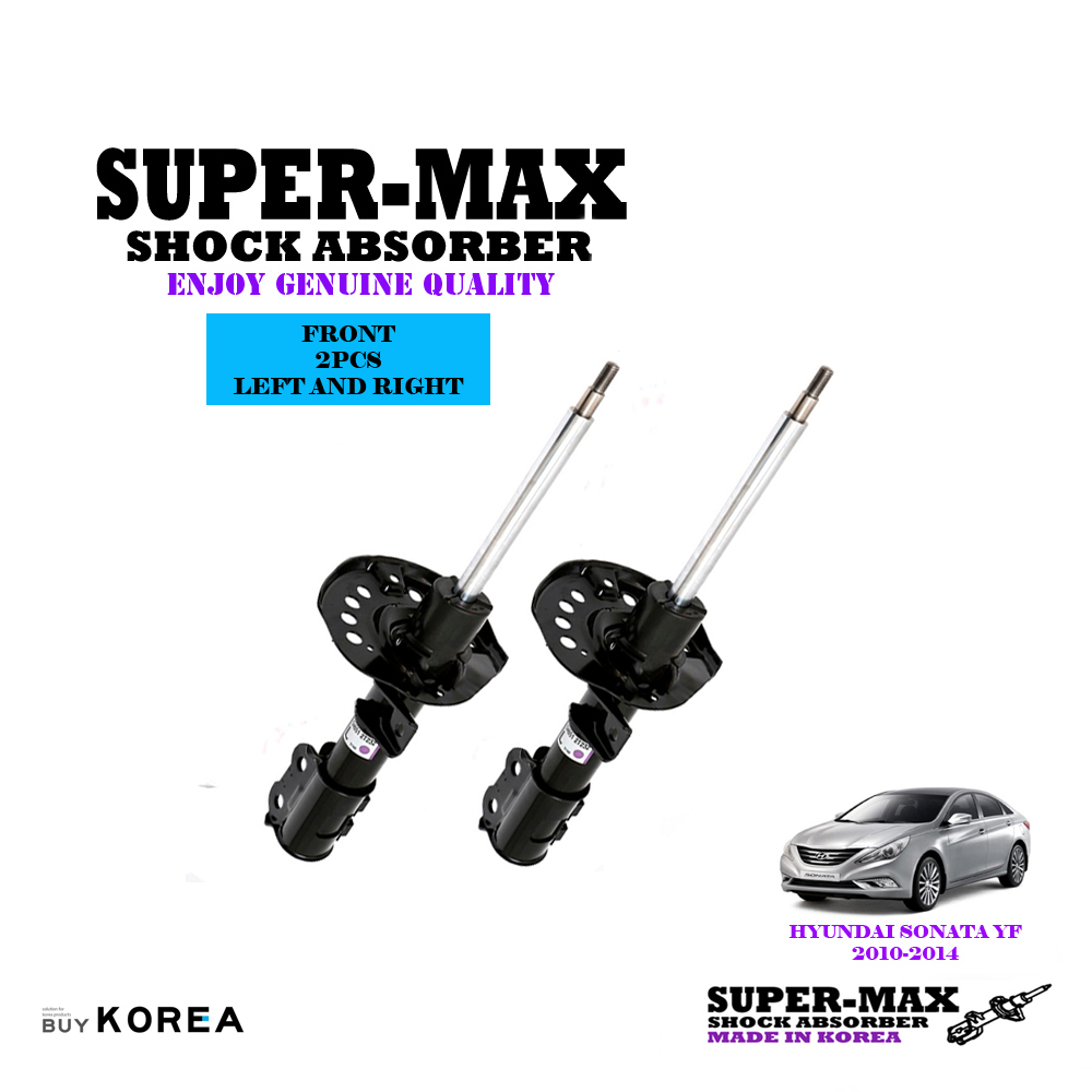 Hyundai Sonata YF Front Left And Right Supermax Gas Shock Absorbers
