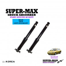 Kia Rio SF 2000-2005 Rear Left And Right Supermax Gas Shock Absorbers